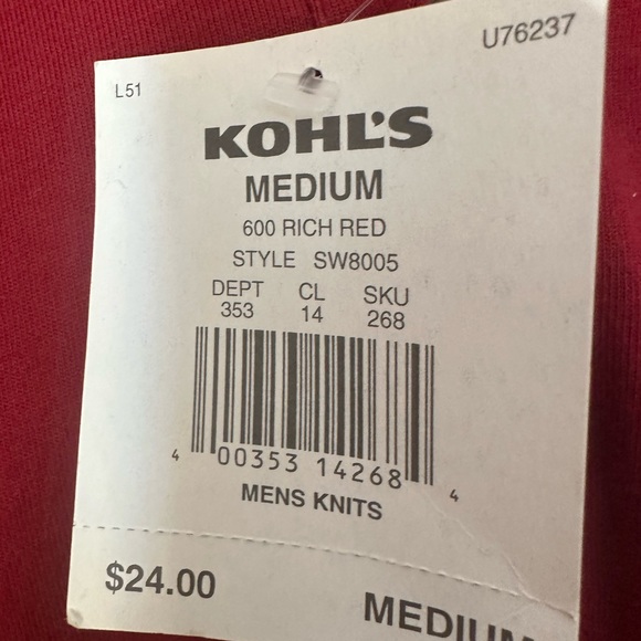 NEW MEN’S CASUAL SHIRTS LOT OF 2 Boca Classics & Croft & Barrow SS Cotton SZ M - Picture 15 of 16